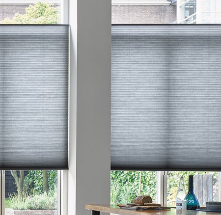 light filtering honeycomb blinds for soft diffused light in the kitchen